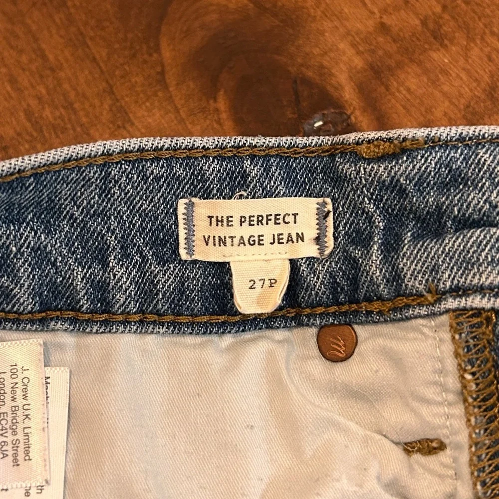 Madewell The Petite Perfect Vintage Jean Tapered Straight Leg - Picture 5 of 5